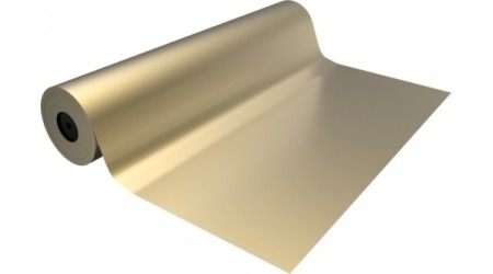 PAPEL REGALO TODO AÑO BOBINA BASIKA 31CM X 85M 2 KG. APROX. COLOR ORO