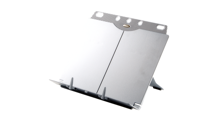 ATRIL PARA LIBROS COLOR PLATA CON CLIPS SUJETAPAGINAS FELLOWES