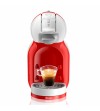 CAFETERA DE CAPSULAS MINI ME DE LONGHI AUTOMATICA ROJA