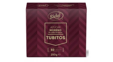 CAJA DE SOBRES DE AZUCAR MORENO SIDUL 5 GR. 50 UNIDADES