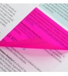 NOTAS ADHESIVAS DE PLASTICO MILAN 76X76 ROSA FLUOR TRANSLUCIDO 50 HOJAS