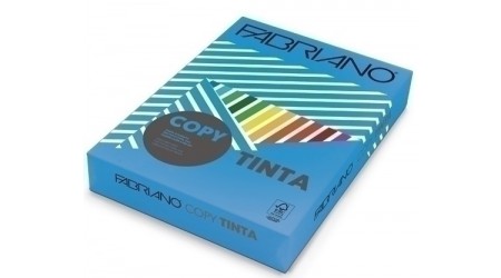 PAPEL A4 COLOR 500H. 80GR. FABRIANO AZZURRO AZUL INTENSO