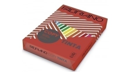 PAPEL A4 COLOR 500H. 80GR. FABRIANO ROSSO ROJO