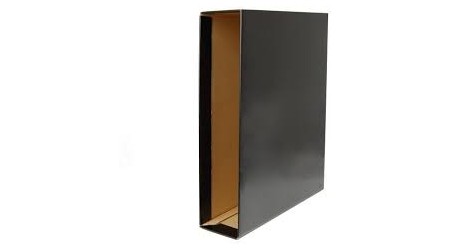 CAJA ARCHIVADOR A4 LOMO 75 MM NEGRO BRILLO