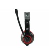 AURICULAR + MICROFONO USB CONCEPTRONIC CHATSTAR NEGRO/ROJO