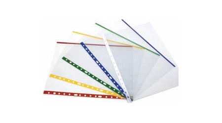 FUNDA MULTITALADRO A4 PP 80 MC BANDA 100 UNIDADES