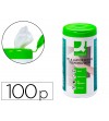 TOALLITAS Q-CONNECT LIMPIADORA DE PANTALLAS Y TECLADOS EN BOTE DE 100 UNIDADES
