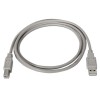 CABLE USB 2.0 A/B 1.8 MT GRIS