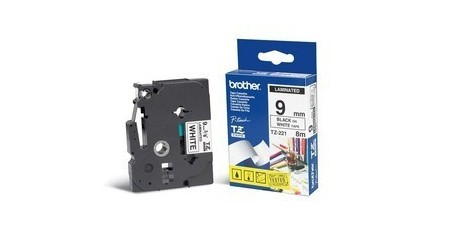 CINTA BROTHER 9MM.NEGRO/BLANCO