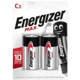 PILAS ENERGIZER MAX ALCALINAS "C" LR14  2 UNIDADES