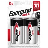 PILAS ENERGIZER MAX ALCALINAS "D" LR20  2 UNIDADES