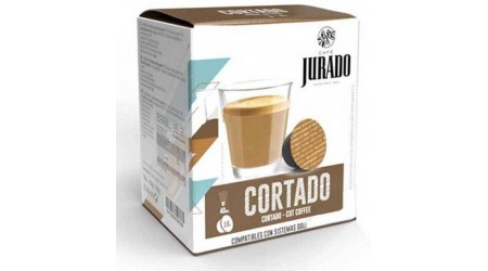 CAPSULAS CAFE CORTADO JURADO PARA DOLCE GUSTO PACK 16 UNIDADES