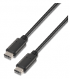 CABLE USB-C MACHO A USB-C MACHO 1 METRO