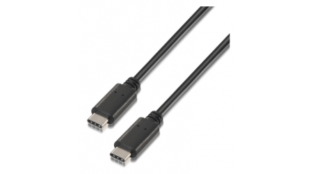 CABLE USB-C MACHO A USB-C MACHO 1 METRO