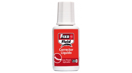 CORRECTOR LIQUIDO FIXO PINCEL 20 ML.