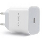 CARGADOR DE PARED USB-C PD3.0  20W CARGA RAPIDA BLANCO AISENS
