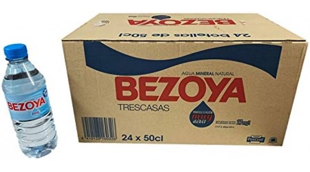 AGUA MINERAL BEZOYA 0,5 LITROS PACK 24 BOTELLAS