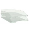 BANDEJA PLASTICO OFFICE TRANSLUCIDA