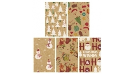 PAPEL REGALO NAVIDAD ROLLO 2 X 0,70 MT 60 GR MODELOS SURTIDOS