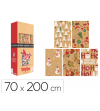 PAPEL REGALO NAVIDAD ROLLO 2 X 0,70 MT 60 GR MODELOS SURTIDOS