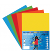CARTULINA A4  250 HOJAS 180 GR COLORES INTENSOS 5 COLORES