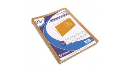 SUBCARPETA GRAFOPLAS BICOLOR A4 KRAFT INTERIOR BLANCO 240 GR.