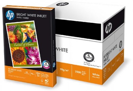 PAPEL HP BRIGHT WHITE IN-JET A4 90G. 500H.