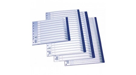 INDICE A4 MULTITALADRO A-Z PVC 200 MIC. GRAFOPLAS