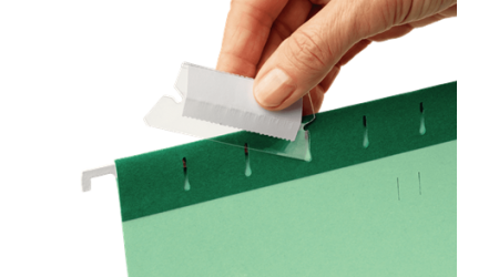 VISOR CARPETA COLGANTE FLEXIBLE 25 UNID.