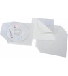 FUNDA 1 CD ADHESIVA PVC CON SOLAPA 10 UNIDADES