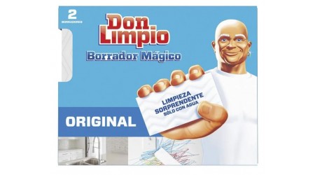 BORRADOR MAGICO DON LIMPIO PACK 2 UNIDADES