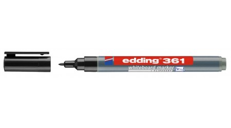 ROTULADOR PIZARRA BLANCA EDDING 361 NEGRO PUNTA FINA 1 MM