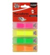 BANDERITAS SEPARADORAS FIXO 12X45MM. CON DISPENSADOR 4 COLORES FLUOR