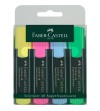 ROTULADOR FLUORESCENTE FABER 48 PACK 4 COLORES SURTIDOS