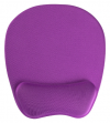 ALFOMBRILLA RATON Q-CONNECT CON REPOSAMUÑECAS GEL VIOLETA ERGONOMICA