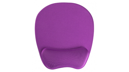 ALFOMBRILLA RATON Q-CONNECT CON REPOSAMUÑECAS GEL VIOLETA ERGONOMICA