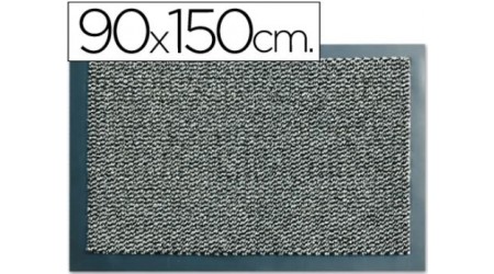 ALFOMBRA FAST-PAPERFLOW ANTIPOLVO LAVABLE GRIS 90X150 CM