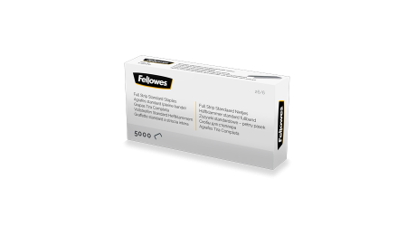 GRAPAS 26/6 FELLOWES GALVANIZADA CARGA COMPLETA CAJA DE 5000 UNIDADES