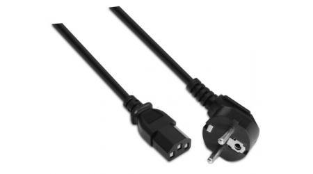 CABLE ALIMENTACION CPU CEE7M-C13H NEGRO 1,5 METROS AISENS
