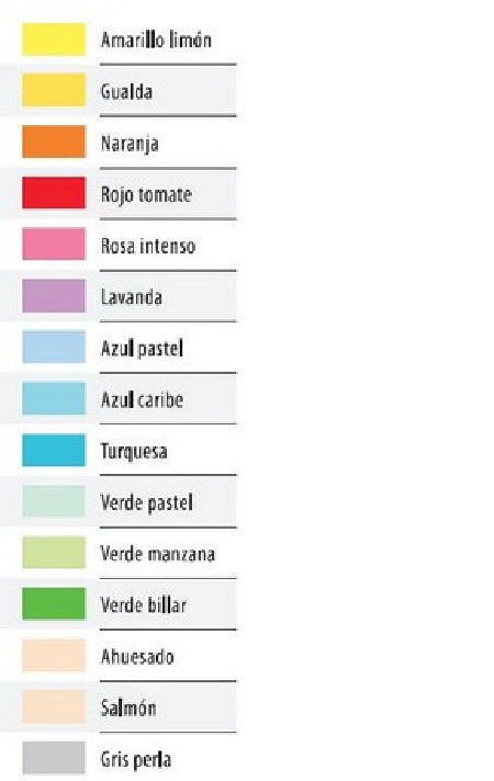 PAPEL A4 COLOR 100 HOJAS AZUL PASTEL GUARRO 80 GR.