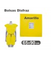 BOLSA DE PLASTICO PARA DISFRAZ 65X90 AMARILLO