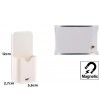 CUBILETE PORTALAPICES MAGNETICO PARA PIZARRA COLOR BLANCO