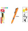 ROTULADOR FLUORESCENTE RETRACTIL BLISTER 2 UNIDADES NARANJA Y AMARILLO