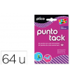 PEGAMENTO MASILLA PUNTO TACK TRANSPARENTES REMOVIBLES 64 UNDS.