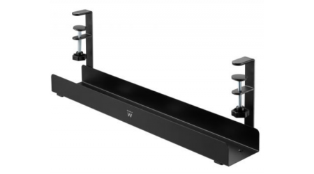 ORGANIZADOR DE CABLES EWENT BANDEJA DEBAJO MESA NEGRO 600x105x207mm