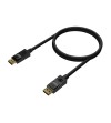 CABLE DISPLAY PORT 0.5 METROS M/M NEGRO AISENS