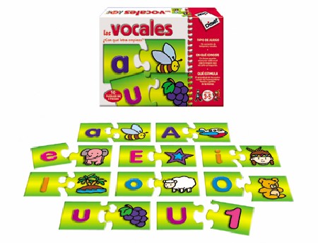 JUEGO DISET DIDACTICO LAS VOCALES