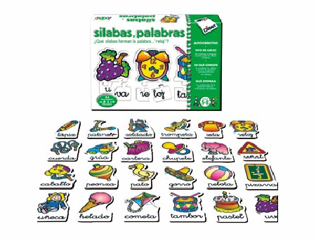 JUEGO DISET DIDACTICO SILABAS Y PALABRAS