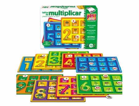 JUEGO DISET DIDACTICO TABLAS DE MULTIPLICAR