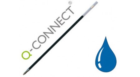 RECAMBIO BOLIGRAFO EXTENSIBLE Q-CONNECT KF00233 AZUL